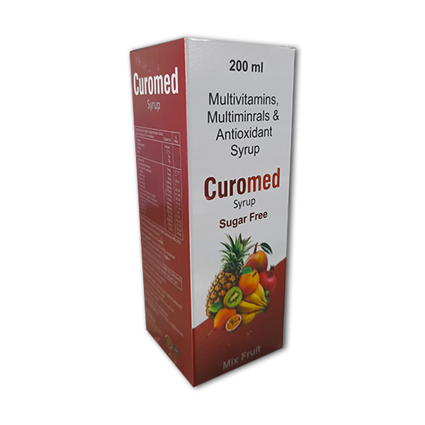 Curomed Syrup Sugar Free Multivitamins, Multiminrals & Antioxidant Syrup